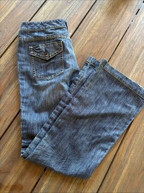 Orage Dark Blue Flare Jeans
